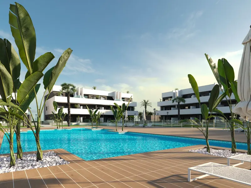 New Build Tourist Licensed Apartments with Lagoon Views in El Raso Guardamar del Segura