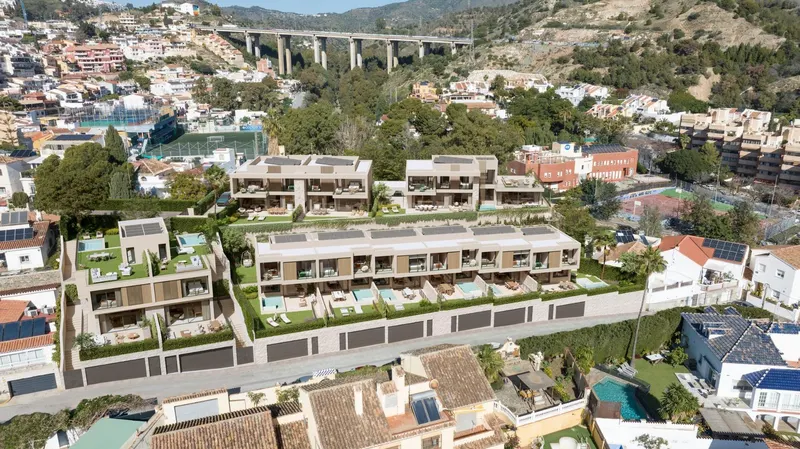 Luxury Townhouses with Sea Views in Pedregalejo (Malaga): Prime Coastal Living