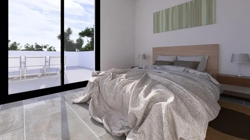 Nowo wybudowane wille bliźniacze z prywatnymi basenami w Daya Nueva na Costa Blanca