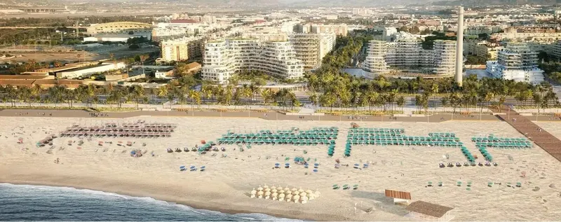 Residencias de lujo frente al mar en Málaga ciudad con vistas panorámicas al mar