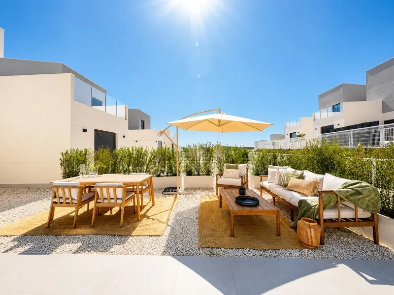New Build Key Ready Townhouses and Semi Detached Villas in Altaona Golf Resort Murcia