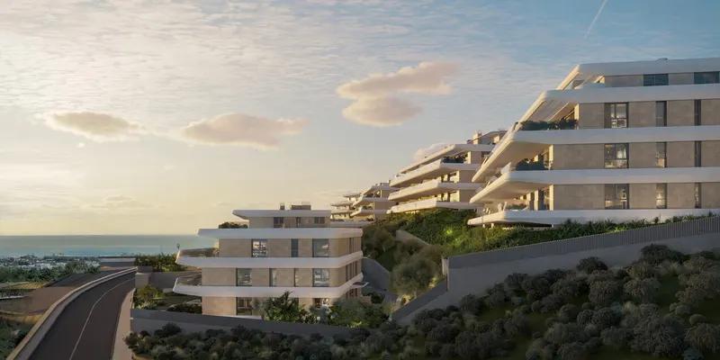 New Build Apartments with Sea Views in Selwo, Estepona