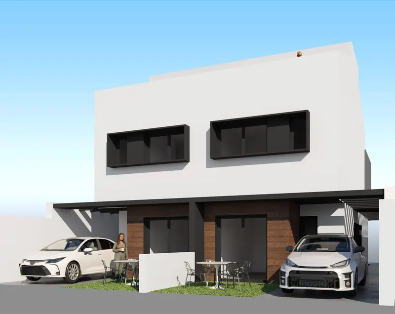 Modernas villas adosadas con piscina privada cerca del mar en Santiago de la Ribera