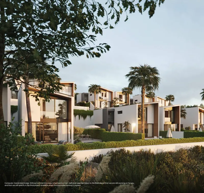 VILLAS DE OBRA NUEVA CON VISTAS AL MAR EN LA CALA DE MIJAS