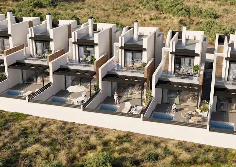 Nuevas viviendas de estilo escandinavo en Aguas Nuevas, Torrevieja