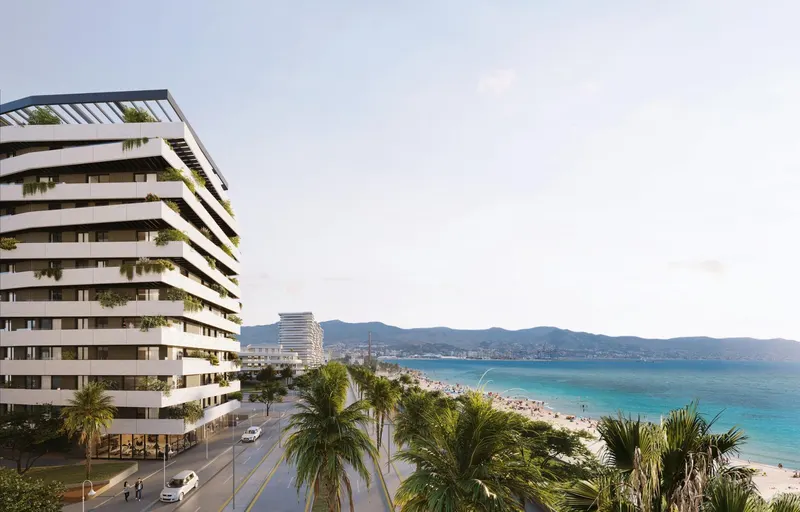 Modern New Build Apartments on the Beachfront in Malaga