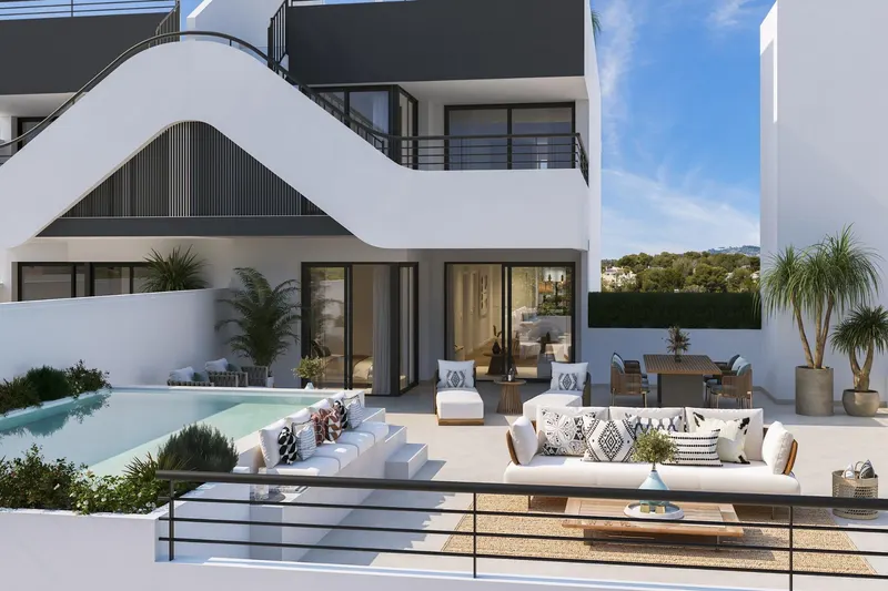 Apartamentos de nueva construcción con vistas abiertas en Alfaz del Pi
