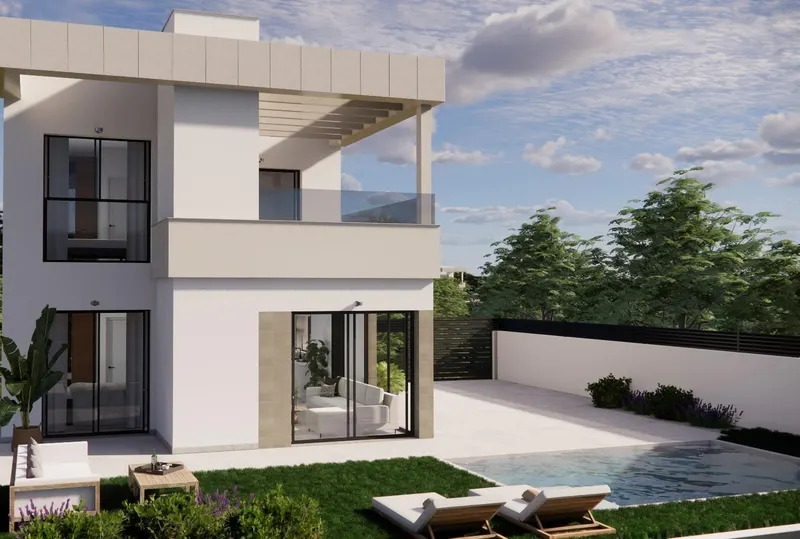 Villas modernas con piscina privada en Vistabella Golf Resort, Orihuela