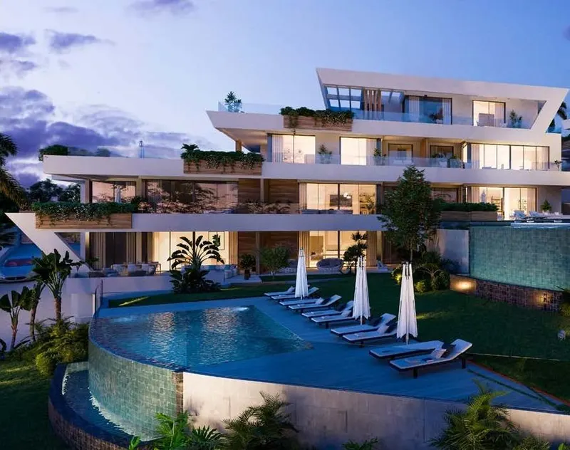 URBANIZACIÓN DE LUJO EN MARBELLA CON VISTAS AL MAR