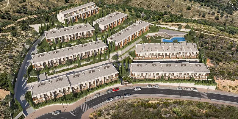 Nowe domy szeregowe i domy bliźniacze w La Cala de Mijas