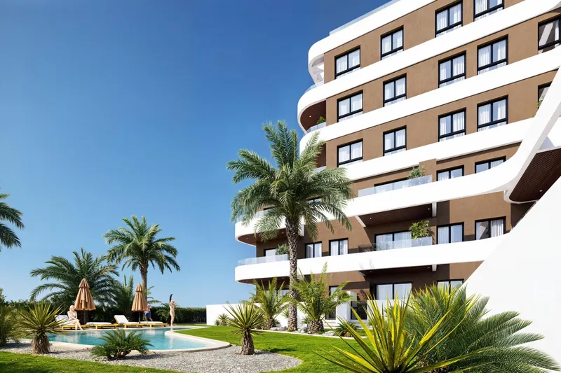 Apartamentos de nueva construcción en Guardamar del Segura: vida moderna a solo 1,4 km de la playa