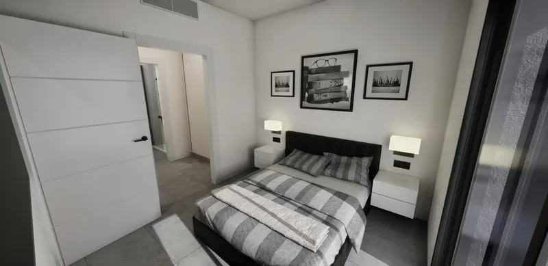 Villas adosadas de nueva construcción en esquina a la venta en Torre Pacheco con piscina privada y solárium