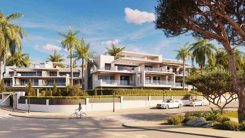 Moderno Residencial en Estepona: Amplios apartamentos con soleadas terrazas