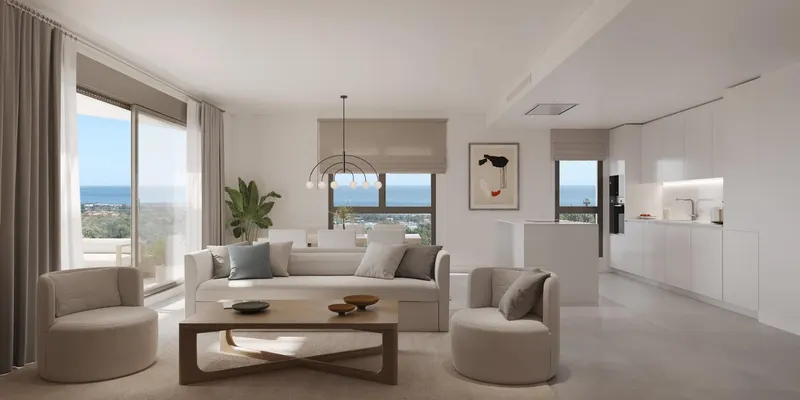 New Build Apartments with Sea Views in Selwo, Estepona
