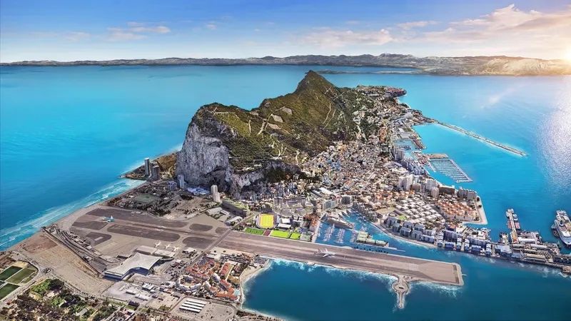 Luksusowe, nowo wybudowane apartamenty w centrum Gibraltaru z widokiem na marinę i Skałę