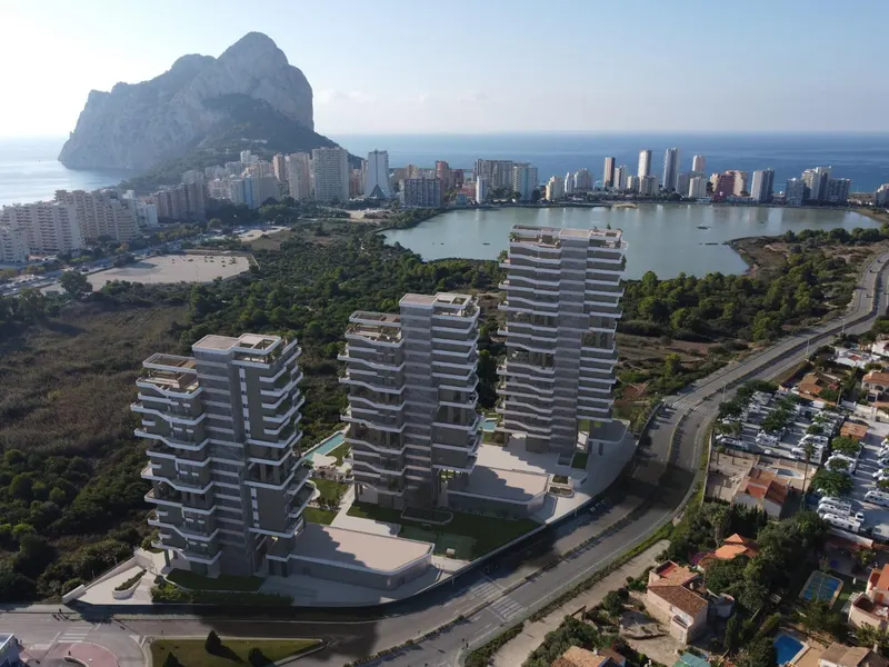 Luksusowe apartamenty z widokiem na morze w Calpe na Costa Blanca