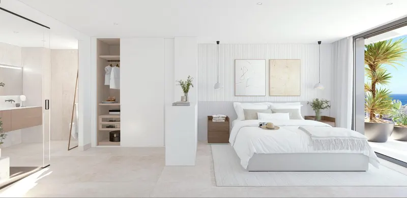 Luksusowe apartamenty z widokiem na morze w Calpe na Costa Blanca