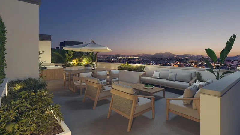 New Construction Residential Development in San Agustín, Alicante, with Stunning City Views