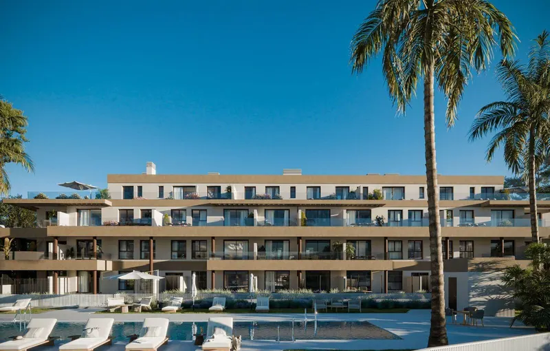 Apartamentos contemporáneos con vistas al mar en Mijas Costa