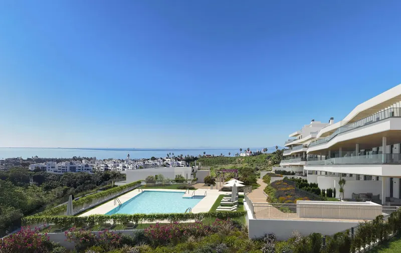 New Build Apartments with Sea Views next to Selwo Park, Estepona