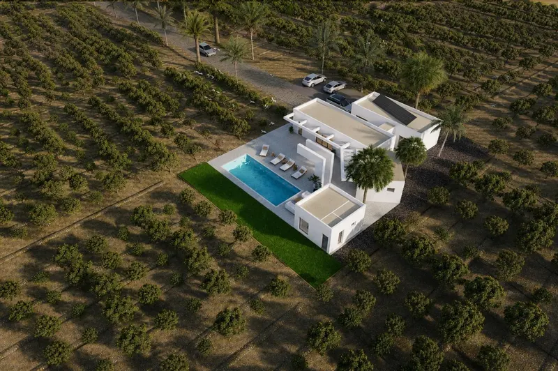 Ekskluzywne, nowo wybudowane wille w Benejuzar, na południowej Costa Blanca
