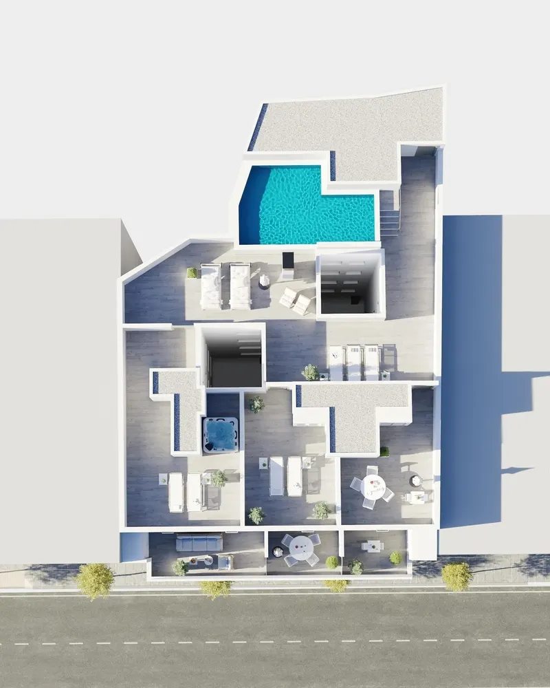 New Build Apartments in Torrevieja Just 400 m from Playa del Cura