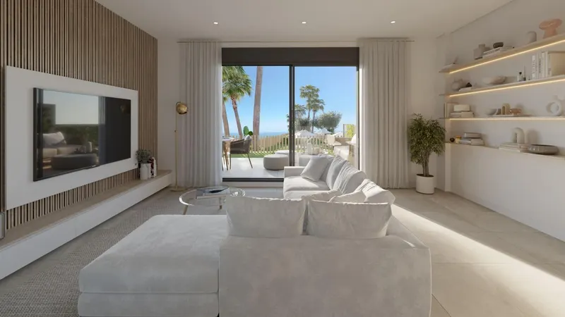 Adosados de nueva construcción con impresionantes vistas al mar en Manilva