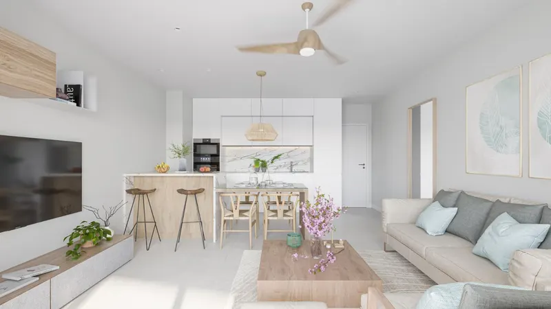RESIDENCIAL DE OBRA NUEVA EN PRIMERA LÍNEA DE PLAYA EN SAN PEDRO DEL PINATAR