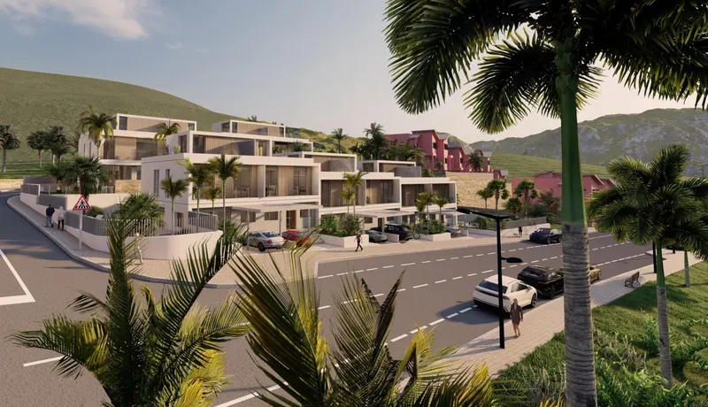 VILLAS ADOSADAS CON VISTAS AL MAR Y JUNTO AL CAMPO DE GOLF