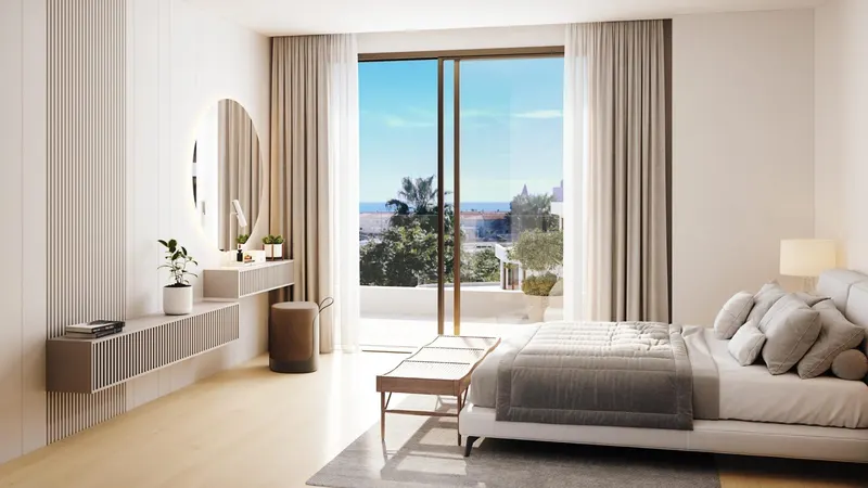 Residencias de lujo frente al mar en Málaga ciudad con vistas panorámicas al mar