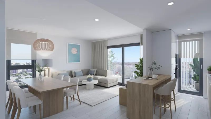 New Construction Residential Development in San Agustín, Alicante, with Stunning City Views