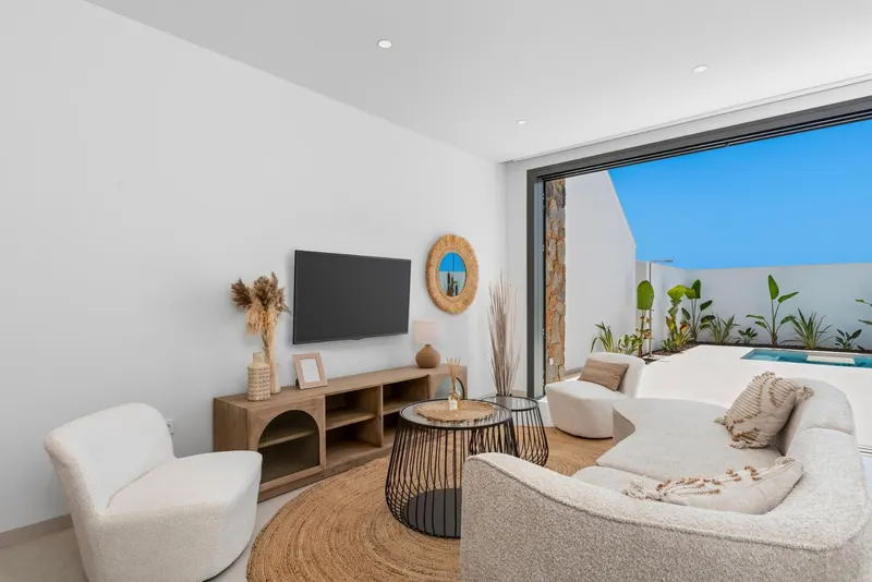Villas de nueva construcción cerca de Serena Golf en Los Alcázares